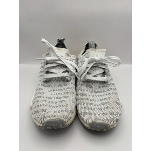 Adidas NMD R1 Whiteout Sneakers Men Size 8.5 main image 4